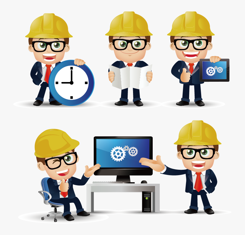 Engineer Png Transparent Background - Engineering Cartoon Png, Png Download, Free Download