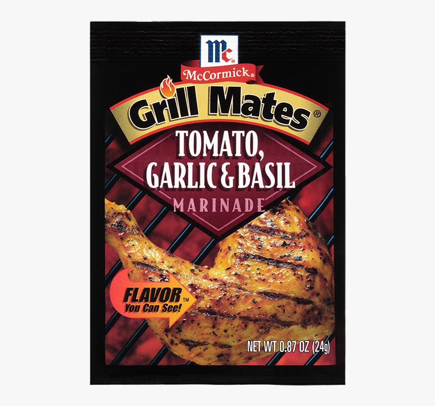 Grill Mates Tomato Garlic Basil Marinade - Mccormick Garlic Herb And Wine, HD Png Download, Free Download