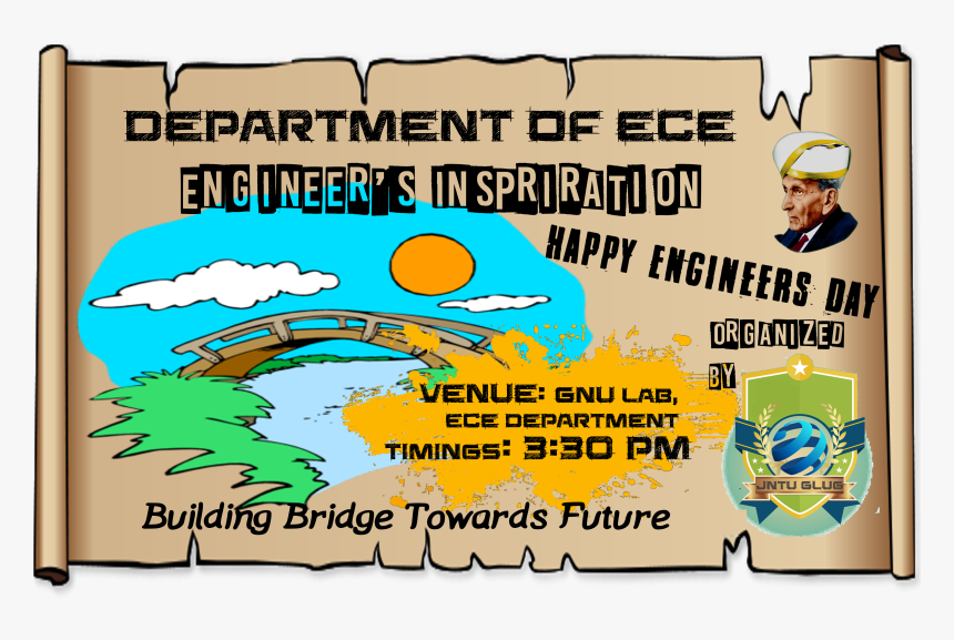 Engineer"s Day Poster - Posters Related To Engineers Day, HD Png Download, Free Download