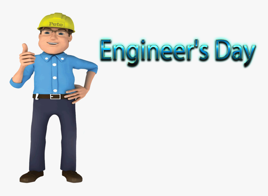 Engineer"s Day Transparent Background - Cartoon, HD Png Download, Free Download