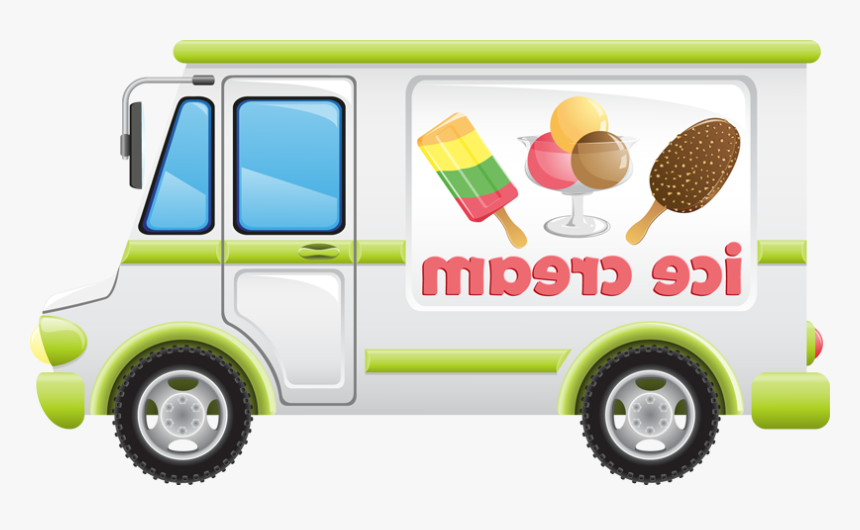 Ice Cream Truck Clip Art - Marchand De Glace Png, Transparent Png, Free Download