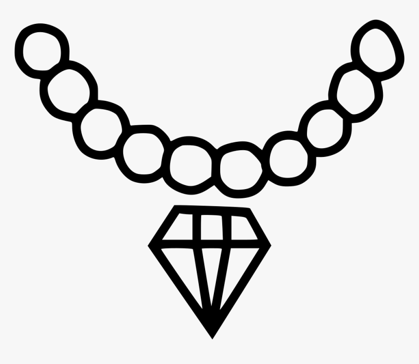 Necklace Outline, HD Png Download, Free Download
