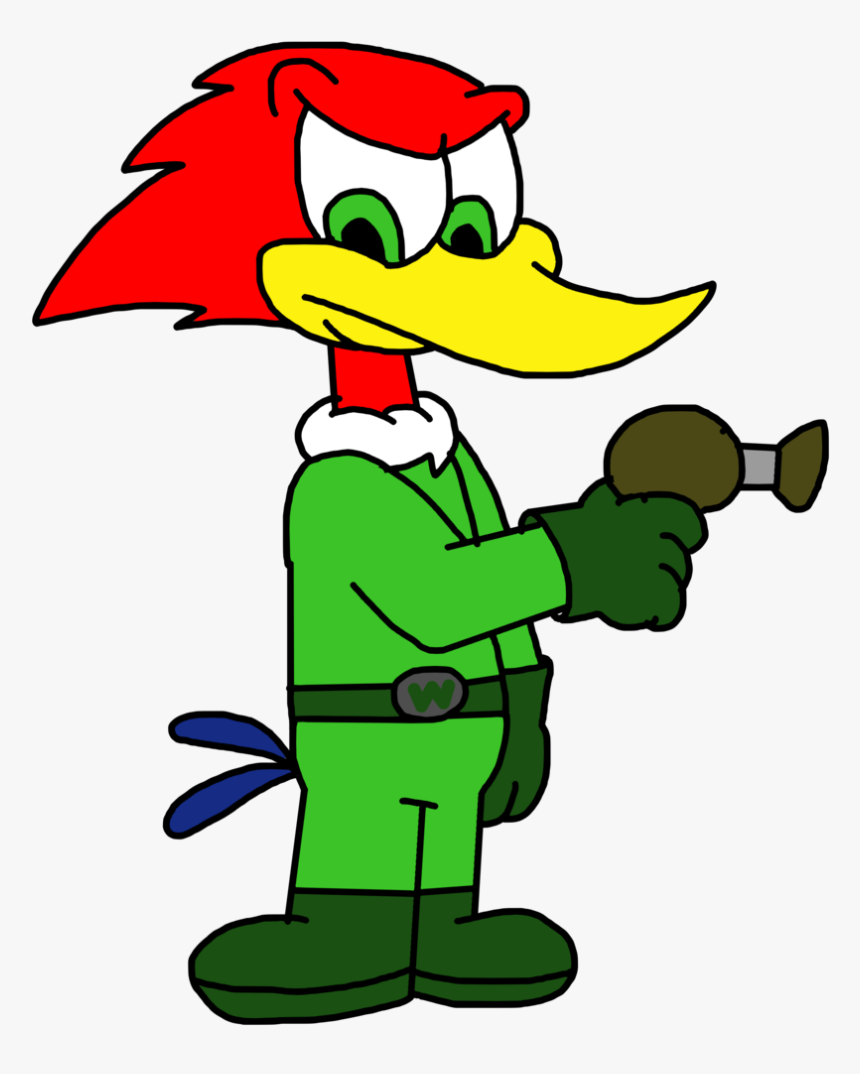 Woody Woodpecker As Space Hero By - Buzz Buzzard, HD Png Download, Free Download