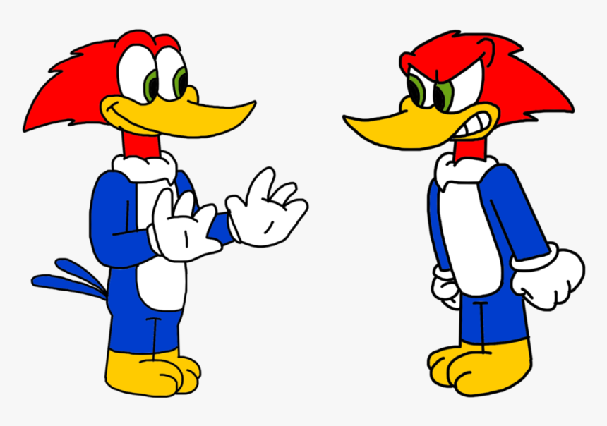 Feet Clipart Woodpecker - Woody Woodpecker Cartoon Gloves, HD Png Download, Free Download