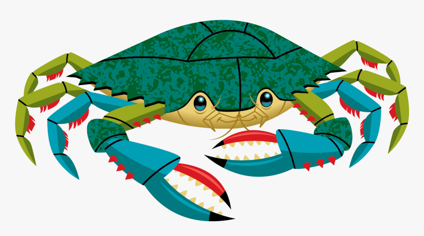 Cartoon Blue Crab Transparent, HD Png Download, Free Download
