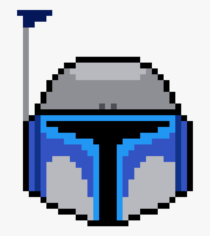 Jango Fett By Berzerker1819 - Planet Pixel Art Png, Transparent Png, Free Download