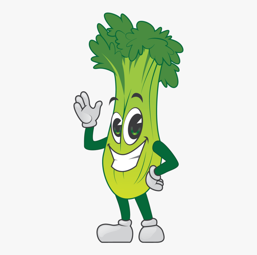 Celery Cartoon Png, Transparent Png, Free Download