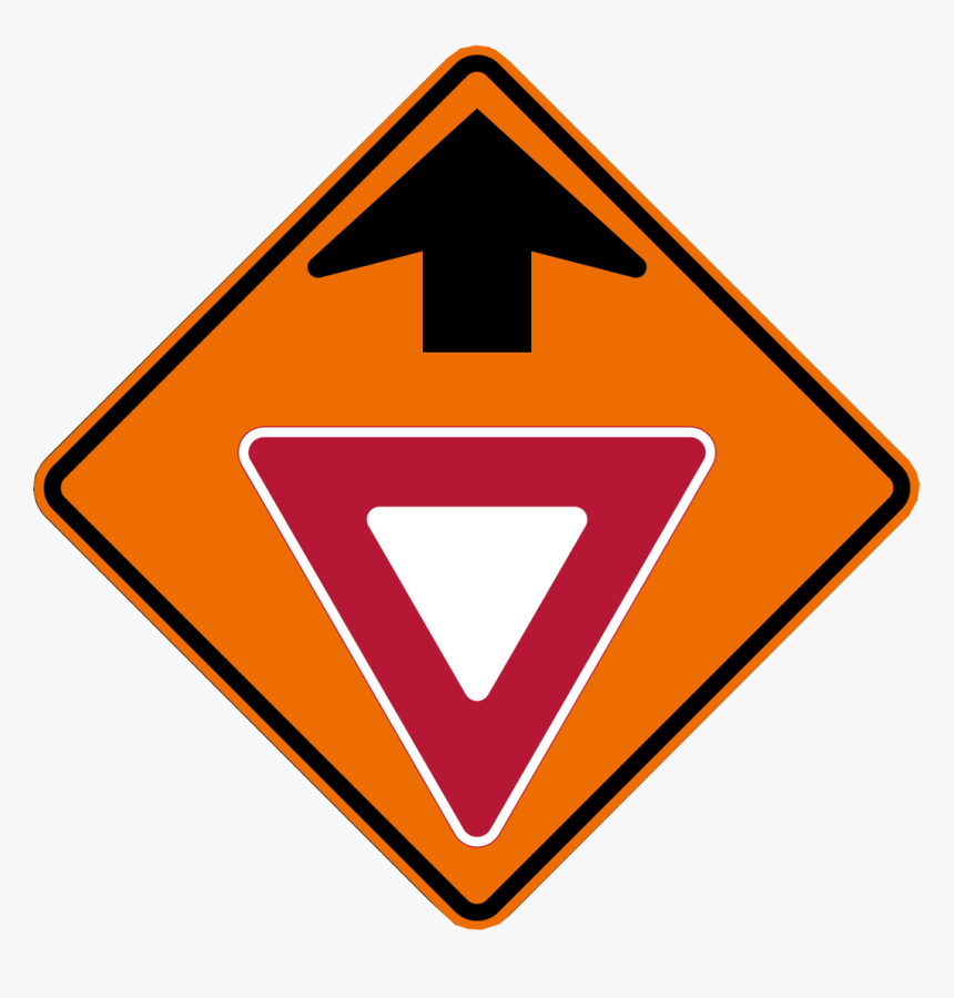 Yield Ahead Symbol - Yield Ahead Sign, HD Png Download, Free Download