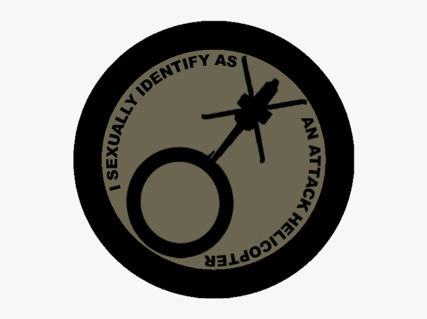 Gender Symbol For Someone Who Sexually Identifies Themselves - Attack Helicopter Gender Sign, HD Png Download, Free Download