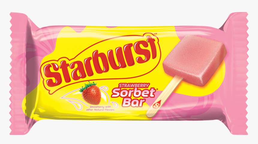 Starburst, Strawberry Sorbet Bar, Singles - Starburst Sorbet Bar, HD Png Download, Free Download