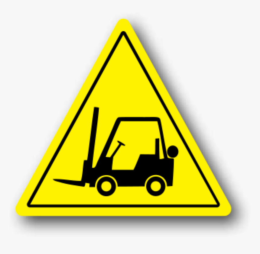 Floor Signage Safe Walk - Safety Sign Forklift, HD Png Download, Free Download