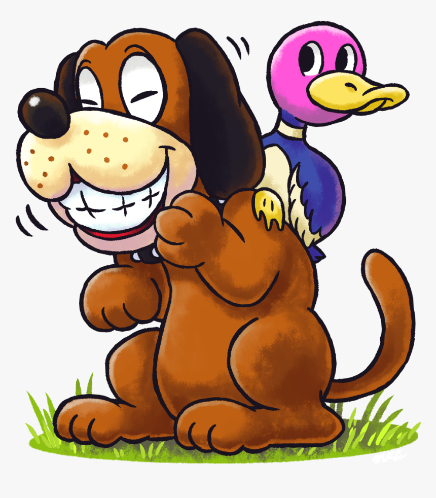 Duck Hunt Dog Png, Transparent Png, Free Download