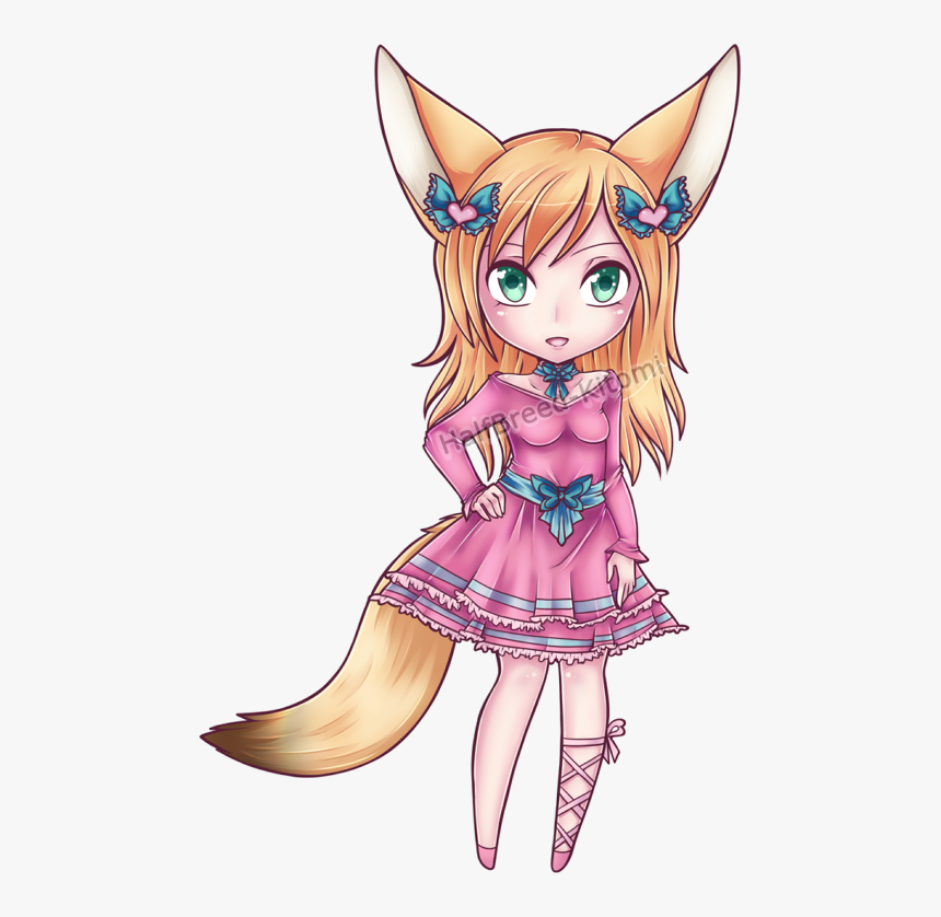 Fennec Fox Closed - Cartoon, HD Png Download, Free Download