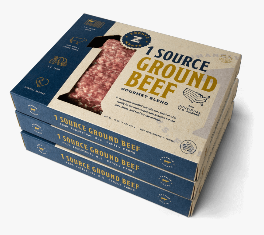 1 Source Ground Beef 3 Pack - Cervelat, HD Png Download, Free Download