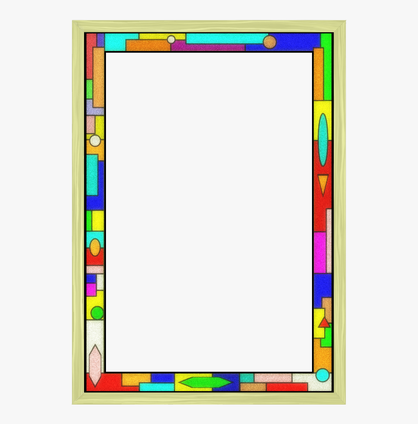 Stained Glass Border - Do You Do I Feel Angry Sentence, HD Png Download, Free Download