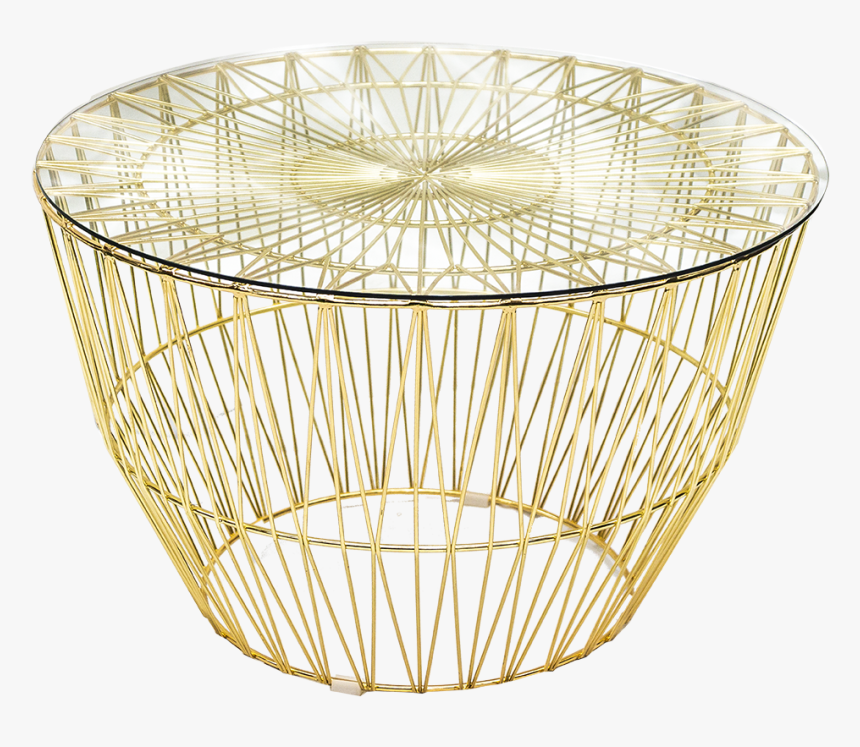 Coffee Table Gold Wire - Coffee Table, HD Png Download, Free Download