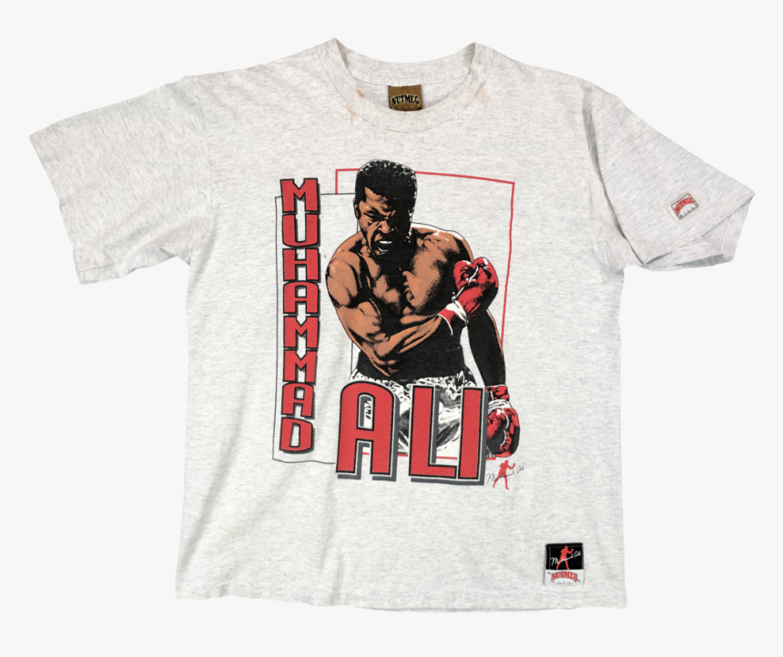 Vintage 90s Muhammad Ali Nutmeg Tee - Active Shirt, HD Png Download, Free Download