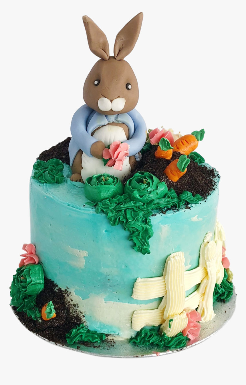 Peter Rabbit Cake - Happy Birthday Rabbit Cake, HD Png Download, Free Download