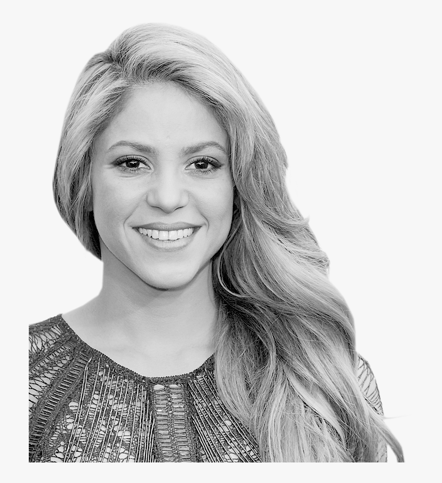 Clip Art V Variety Com - Shakira Black And White, HD Png Download, Free Download