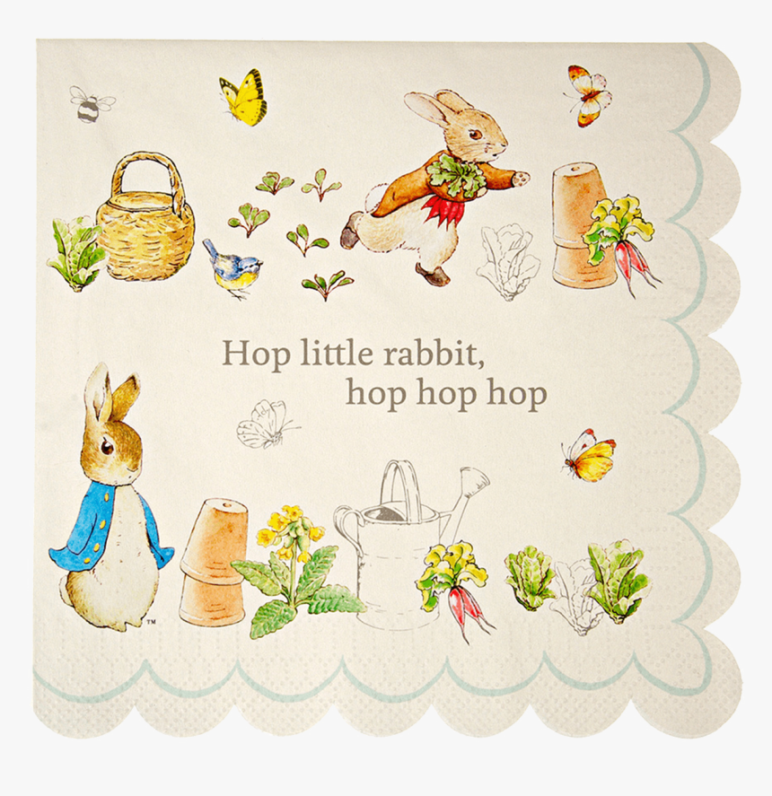 Peter Rabbit Napkins - Peter Rabbit Napkin, HD Png Download, Free Download