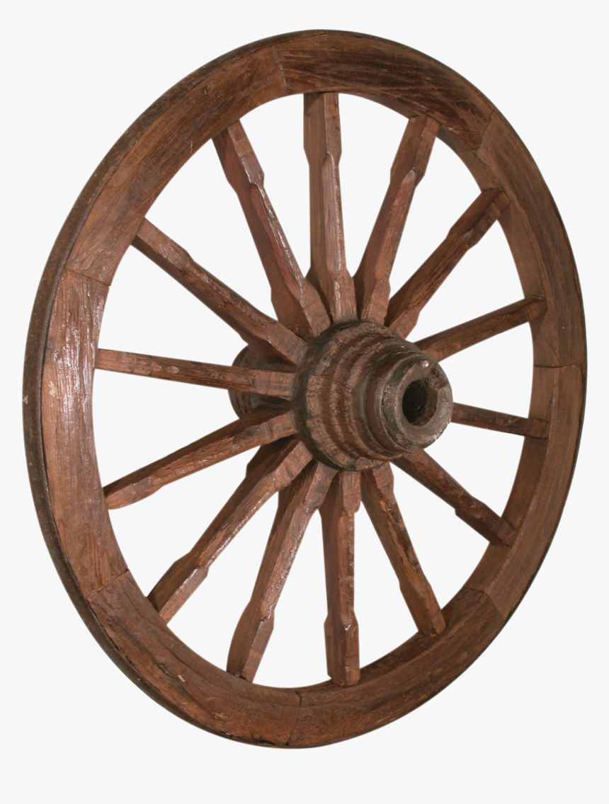 Transparent Llanta Clipart - Wooden Wagon Wheel Png, Png Download, Free Download