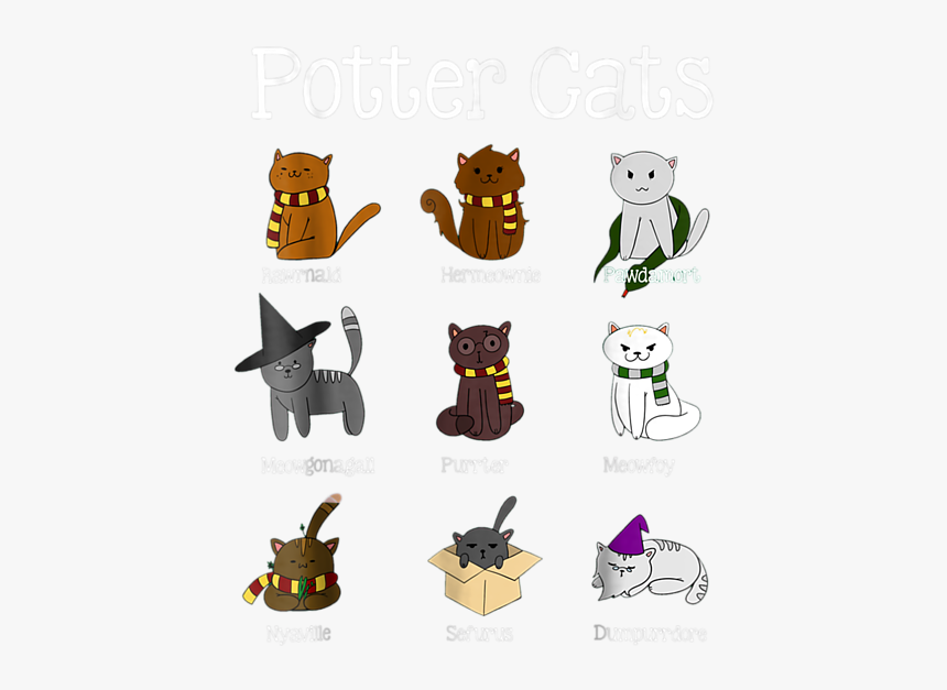 Harry Pawter Cats, HD Png Download, Free Download