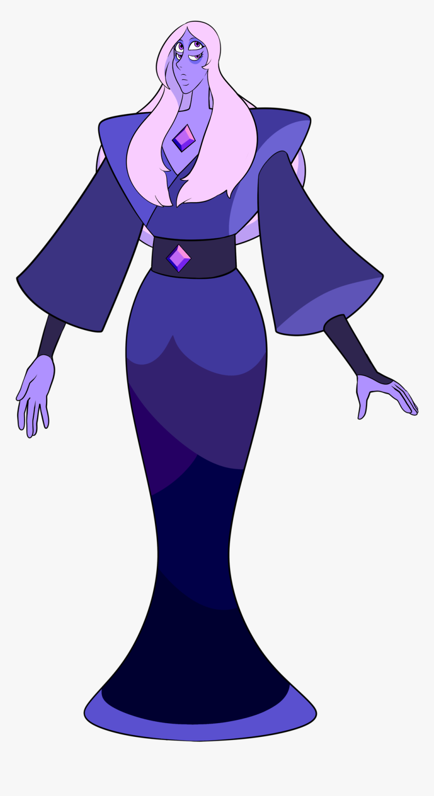 Transparent Purple Diamond Png - Steven Universe Violet Diamond, Png Download, Free Download