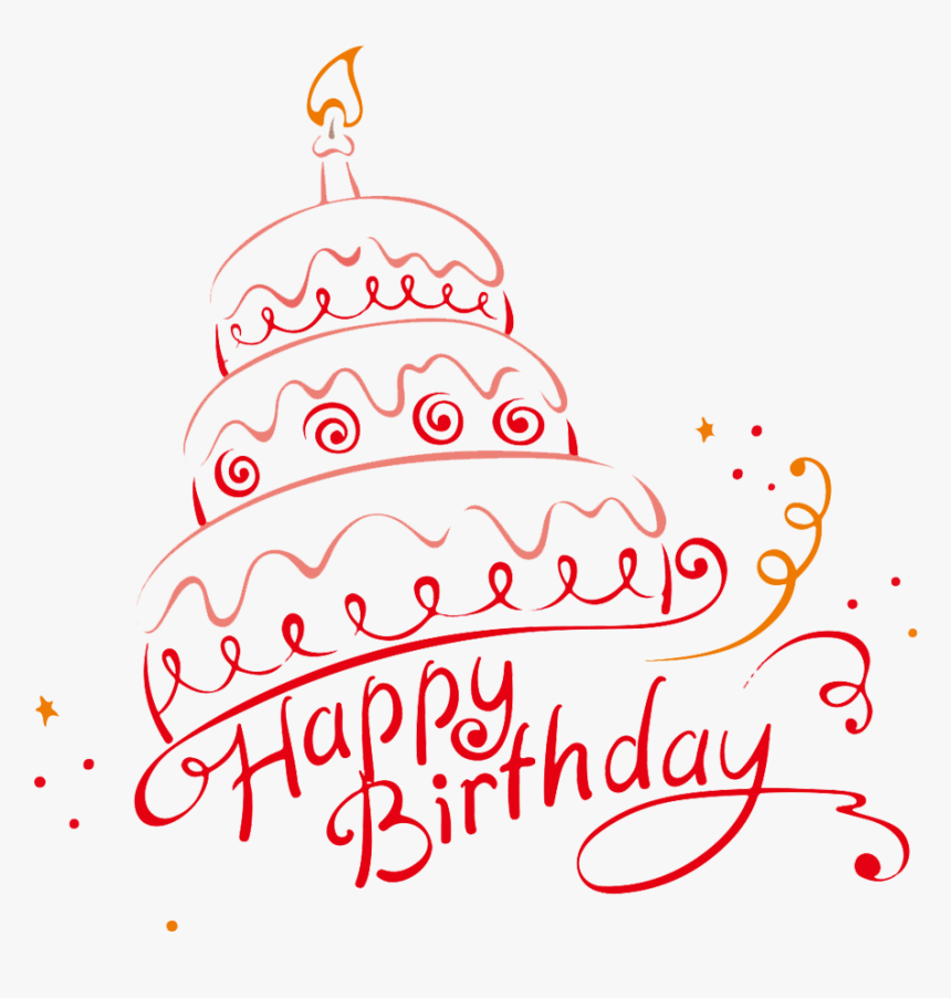 Happy Birthday Vector Art Png - Calligraphy, Transparent Png, Free Download