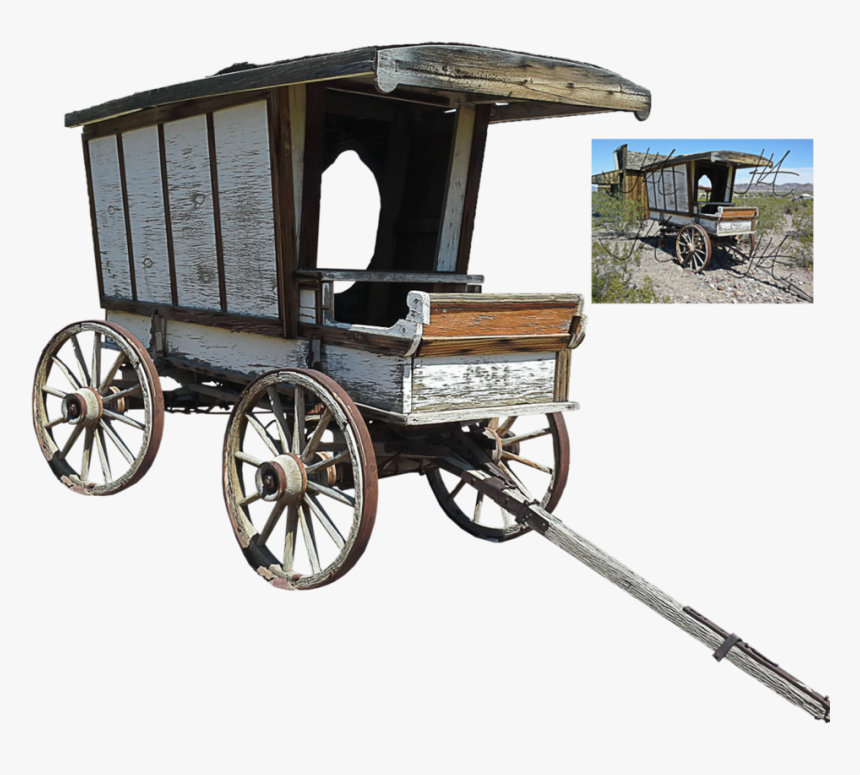Old West Wagon Angled 2 Png S - Wild West Wagon Png, Transparent Png, Free Download
