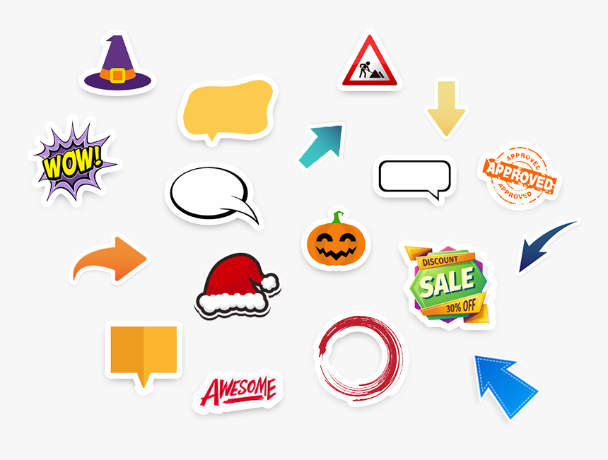 Find And Use Hundreds Of Annotation Stickers As Shapes,, HD Png Download, Free Download