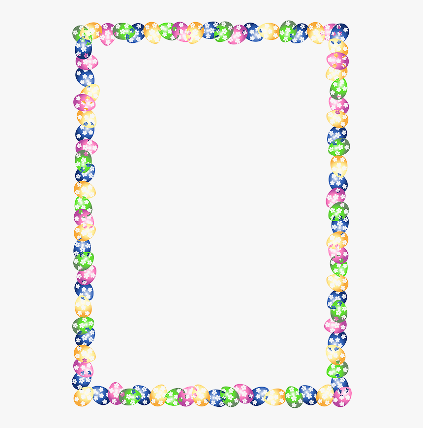 Easter Border Clipart Transparent Background Easter Egg Border HD