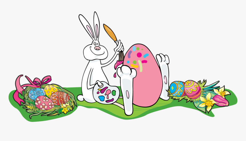Egg Clipart Easter Bunny Png Easter Bunny Clipartpng - Easter Paint Clip Art, Transparent Png, Free Download
