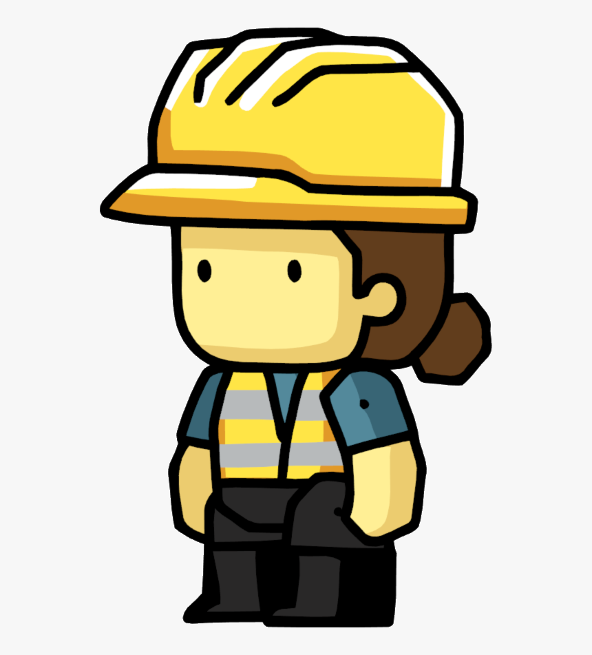 Scribblenauts Unlimited Clipart , Png Download - Construction Worker Clipart Png, Transparent Png, Free Download