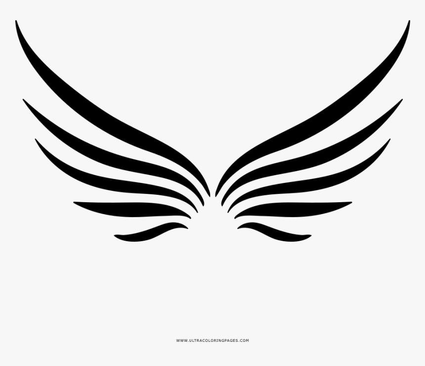 Wings Coloring Page - Illustration, HD Png Download, Free Download