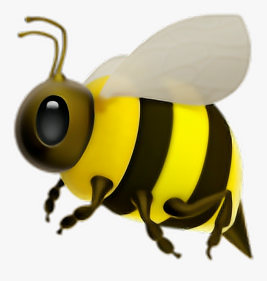Bee Emoji Ios - Iphone Bee Emoji, HD Png Download, Free Download