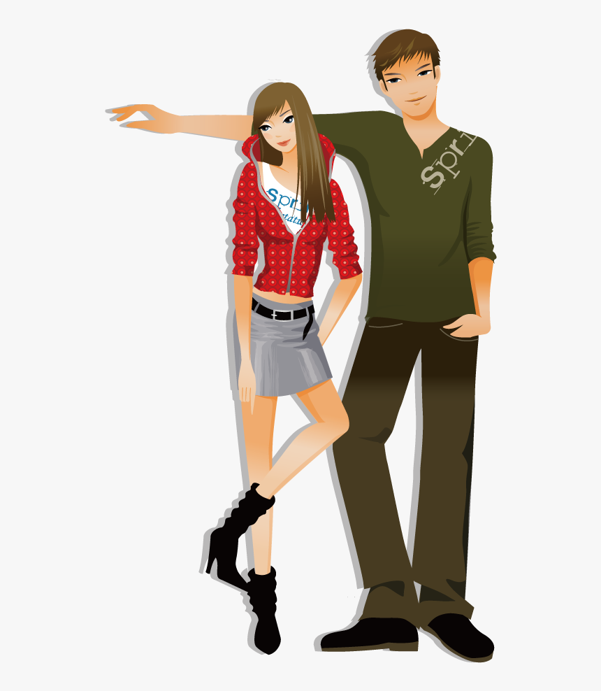 Cartoon Boyfriend Clip Art - Clip Art, HD Png Download, Free Download