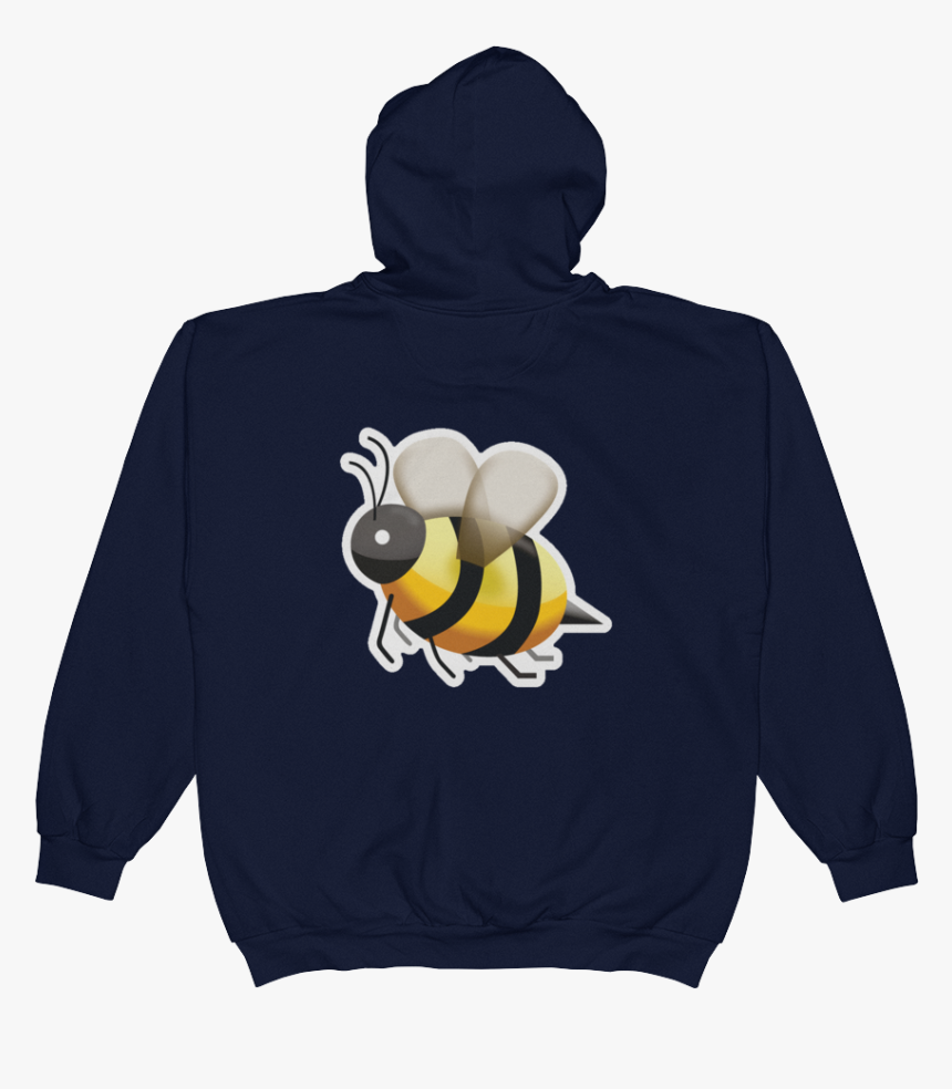 Transparent Bee Emoji Png - Hoodie, Png Download, Free Download