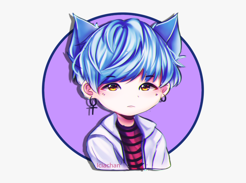 Anime Clipart Bts  Chibi Suga  Bts  Drawings HD Png 