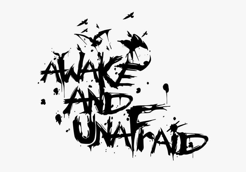 Body Tattoo Art Harley Joker Quinn Font Clipart - Awake And Unafraid Logo, HD Png Download, Free Download
