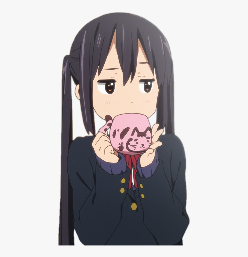 Anime Girl Sips Tea, HD Png Download, Free Download