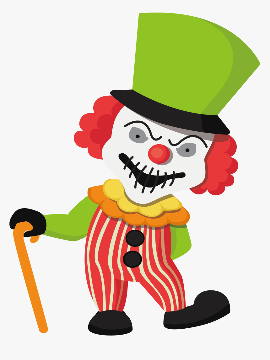 Transparent Clown Hat Png - Clown Halloween Costume Clip Art, Png Download, Free Download