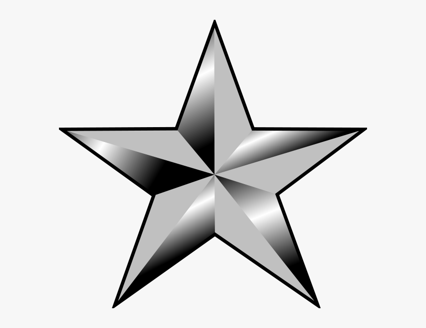 Free Military Stars Cliparts - Army Brigadier General Rank, HD Png Download, Free Download