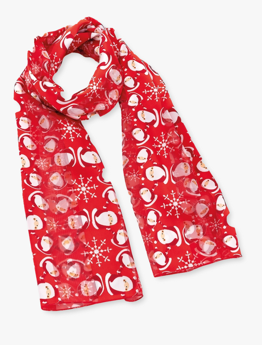 Details About Women Ladies New Christmas Festive Scarf - Scarf, HD Png Download, Free Download