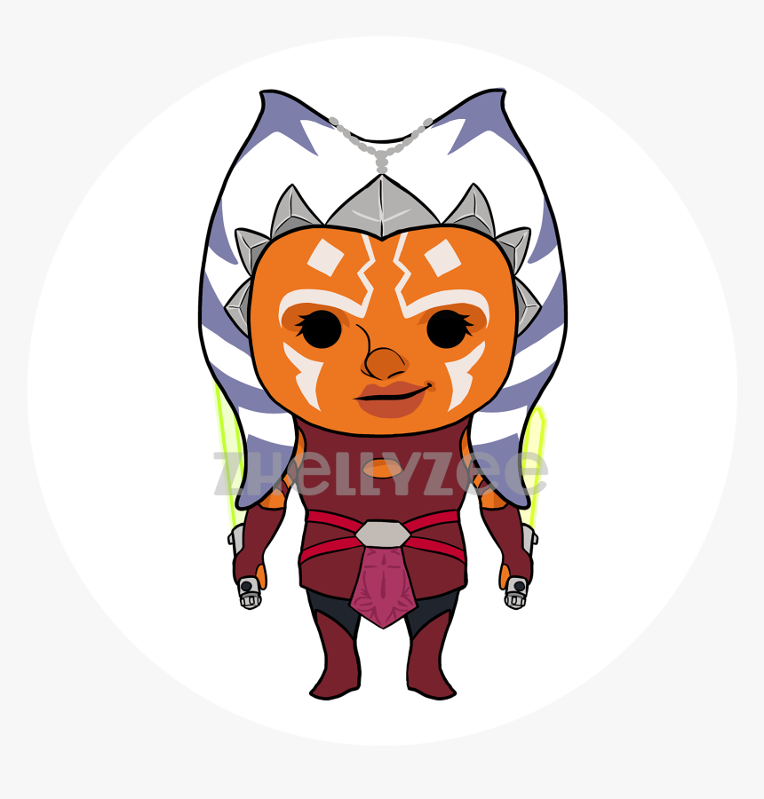 Ahsoka Tano Pillow Plush - Cartoon, HD Png Download, Free Download