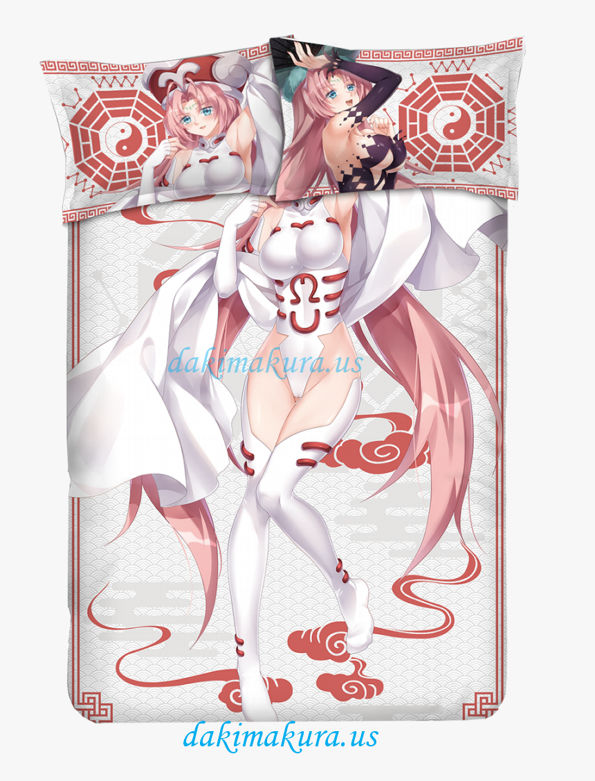 Daji Japanese Anime Bed Blanket Duvet Cover With Pillow - Dakki Houshin Engi Body Pillow, HD Png Download, Free Download