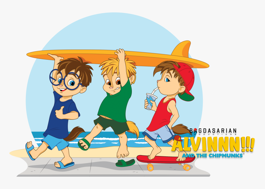 Alvin And The Chipmunks Beach, HD Png Download, Free Download