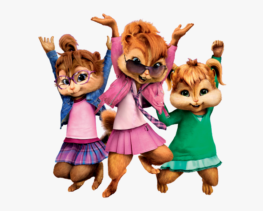 Chipettes Jump Image - Chipettes Movie, HD Png Download, Free Download