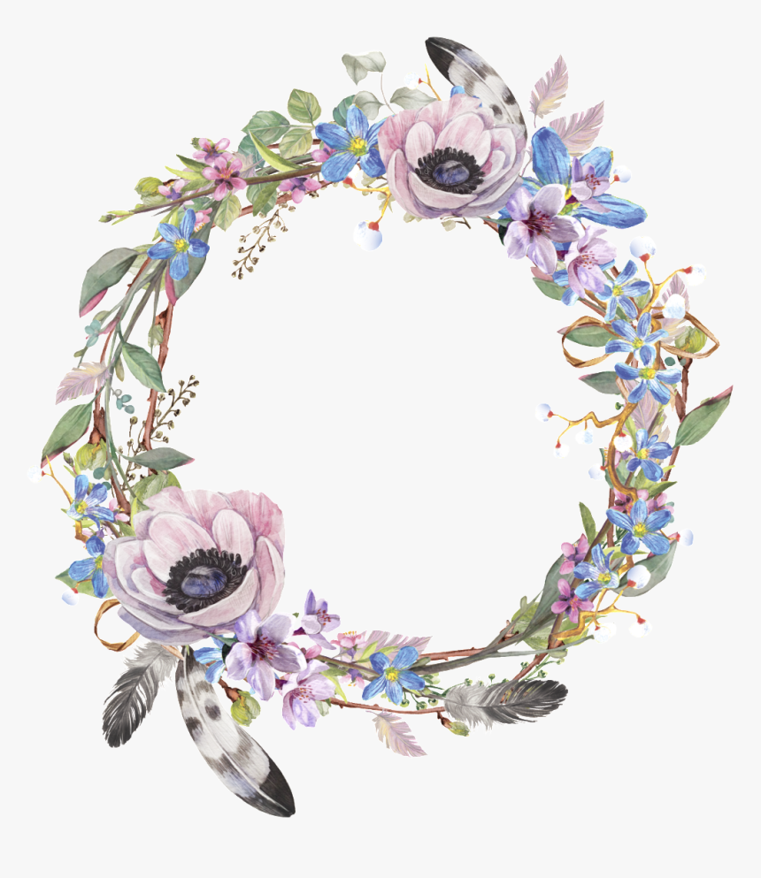 Featured image of post Transparent Floral Round Border