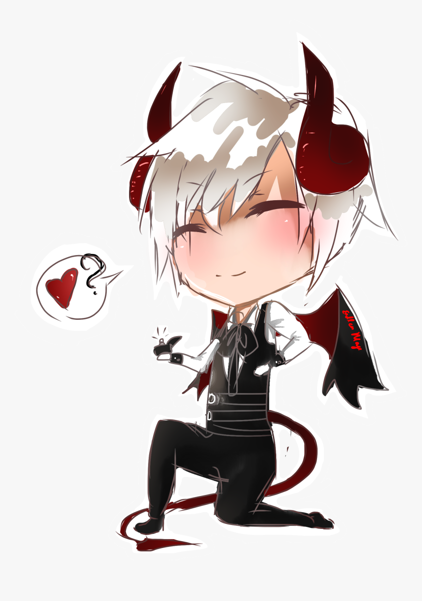 Demon Clipart Tail - Cool Anime Boy Demon, HD Png Download, Free Download