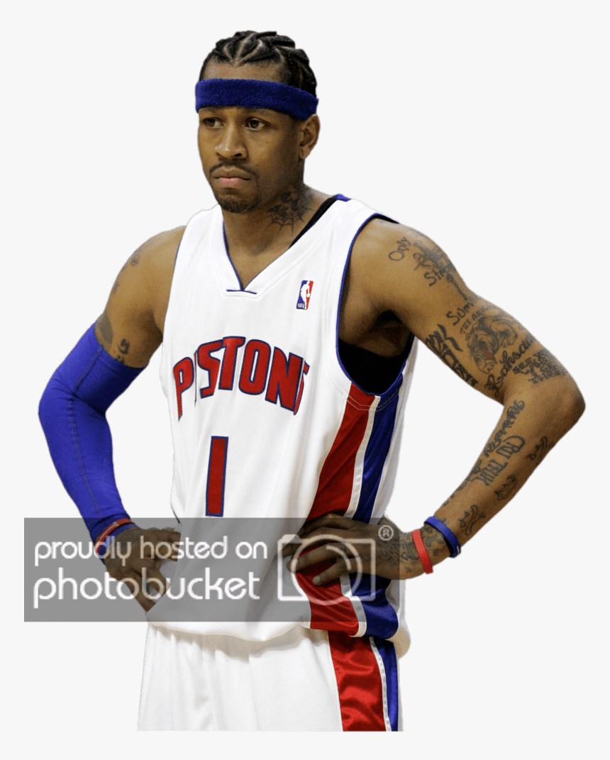 Allen Iverson - Allen Iverso White Backgroun, HD Png Download, Free Download